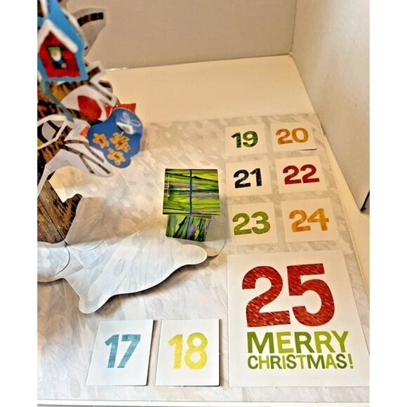 Vintage 2008 Eric Carle's Dream Snow Pop-Up Advent Calendar Interactive‎ Art - Picture 7 of 12